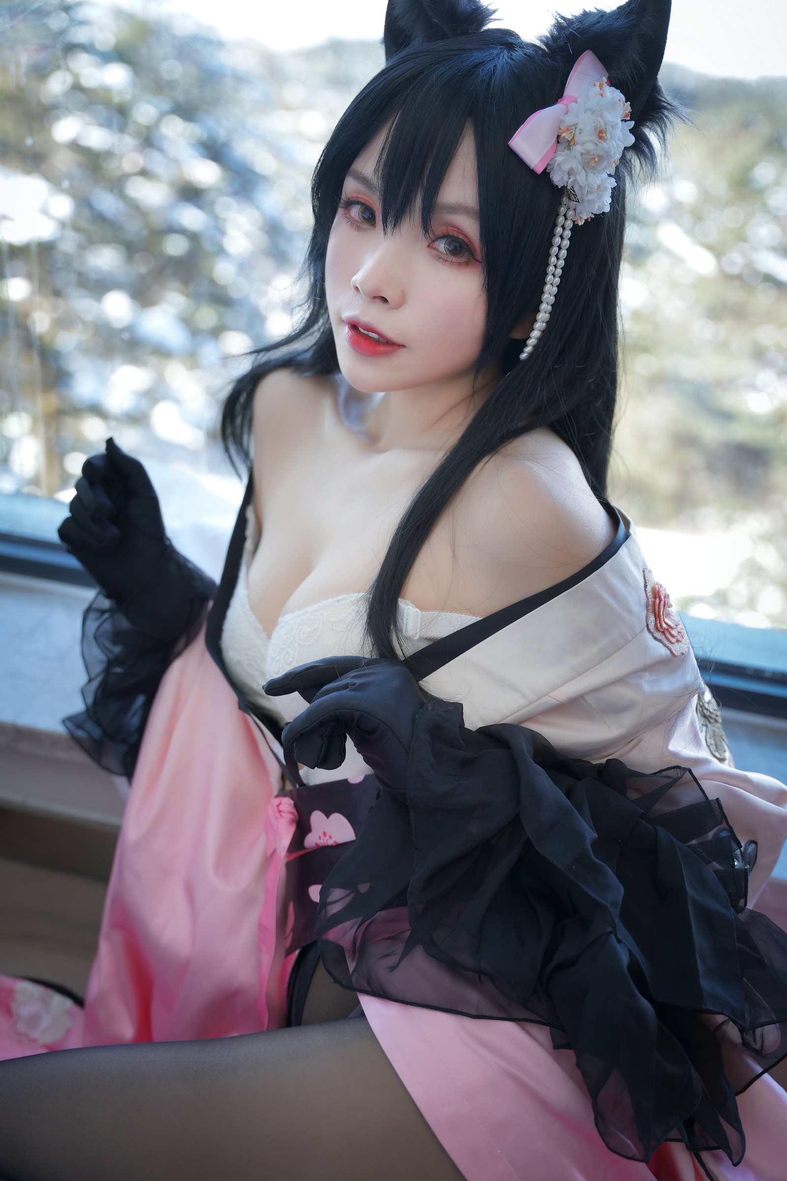 Neko-薇薇 爱宕和服 Cosplay 写真合集｜超清大图（45P｜453MB）插图