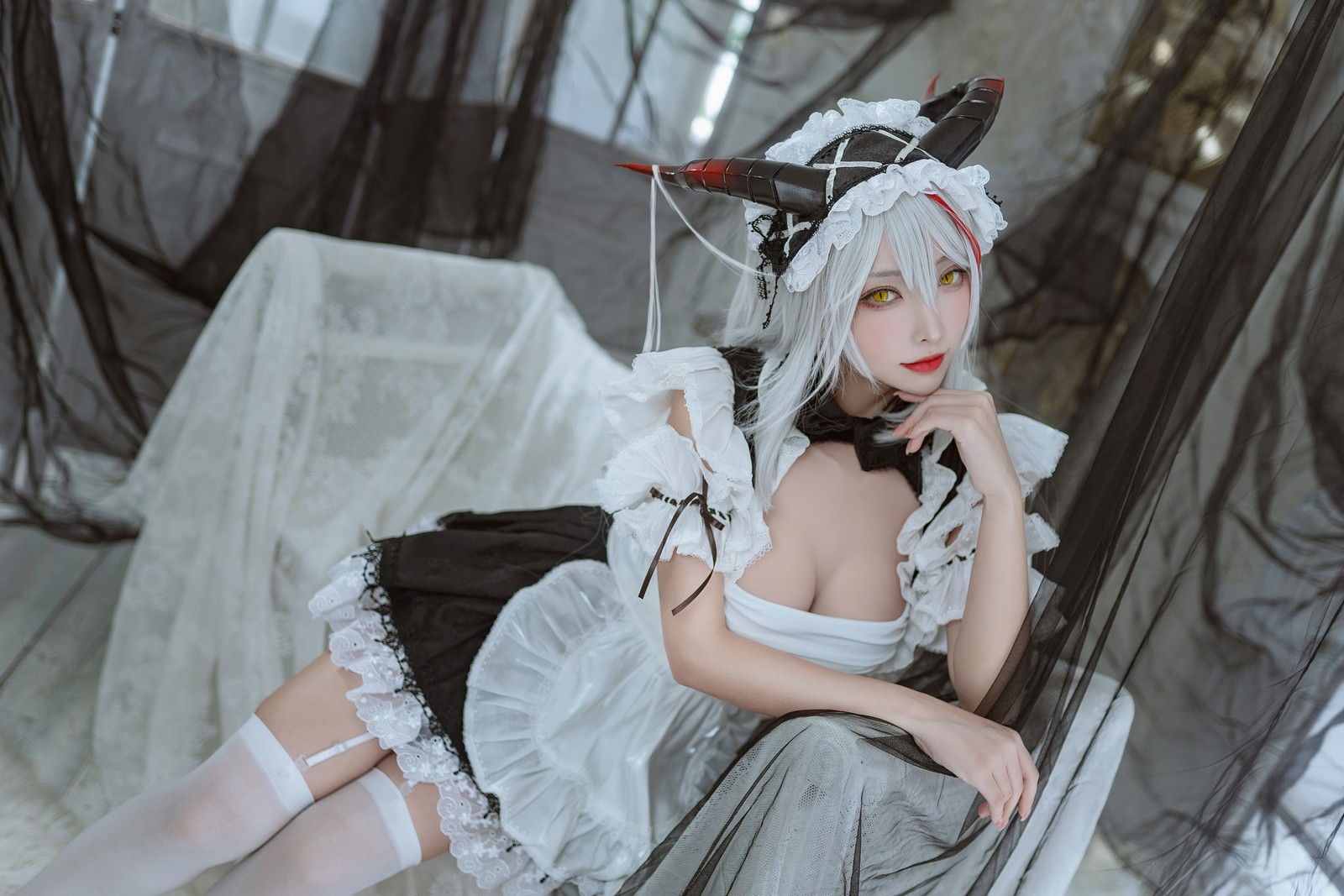 宮本桜 埃吉尔 女仆 Cosplay 写真合集｜碧蓝航线女仆主题（29P｜314MB）插图5