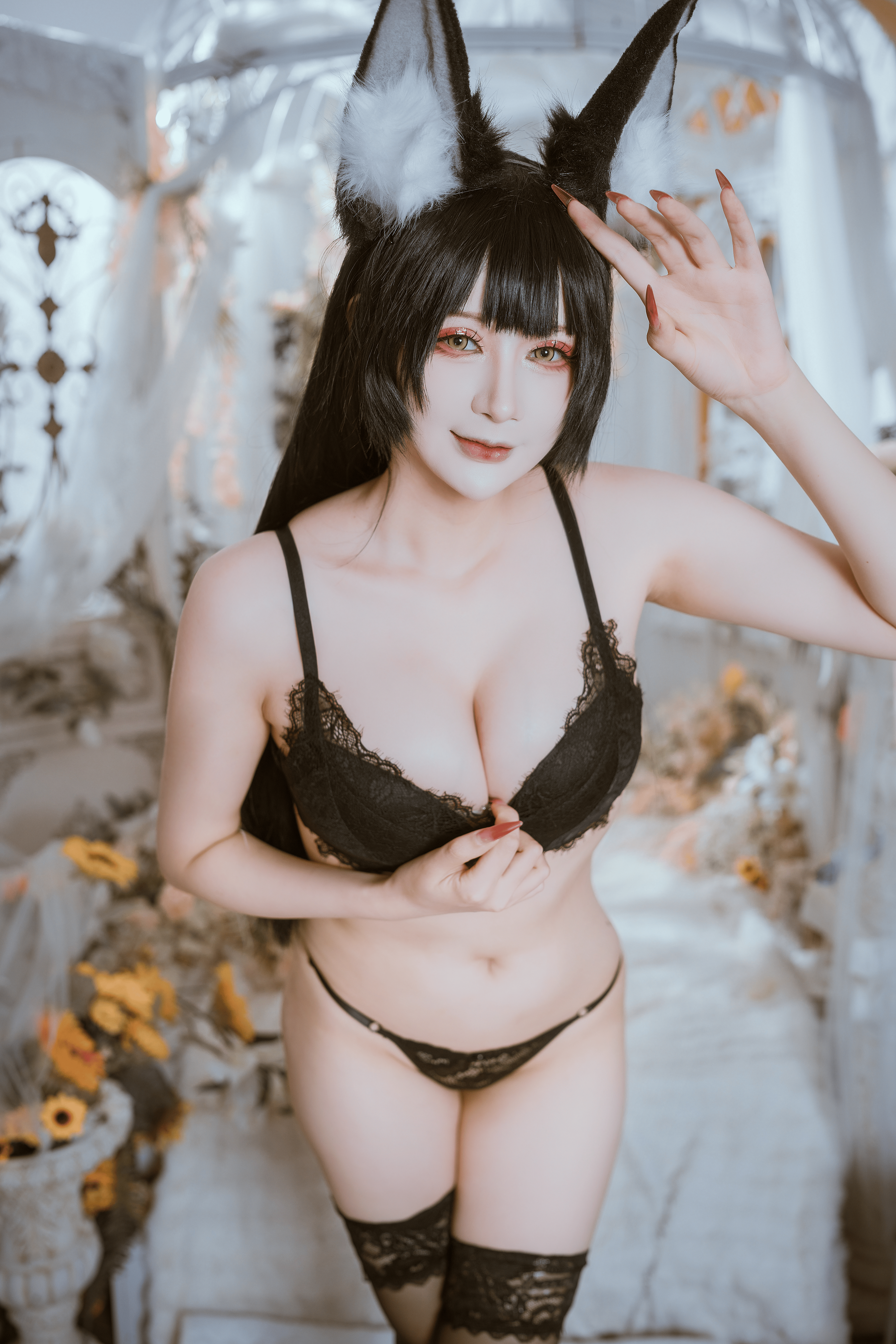 兔胖胖min – 碧蓝航线 武藏 花嫁 Cosplay 高清写真集（40P-883.9MB）插图5