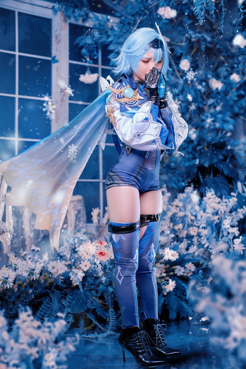 Joyce Lin2x Eula Cosplay Genshin Impact 高清写真 40P插图9