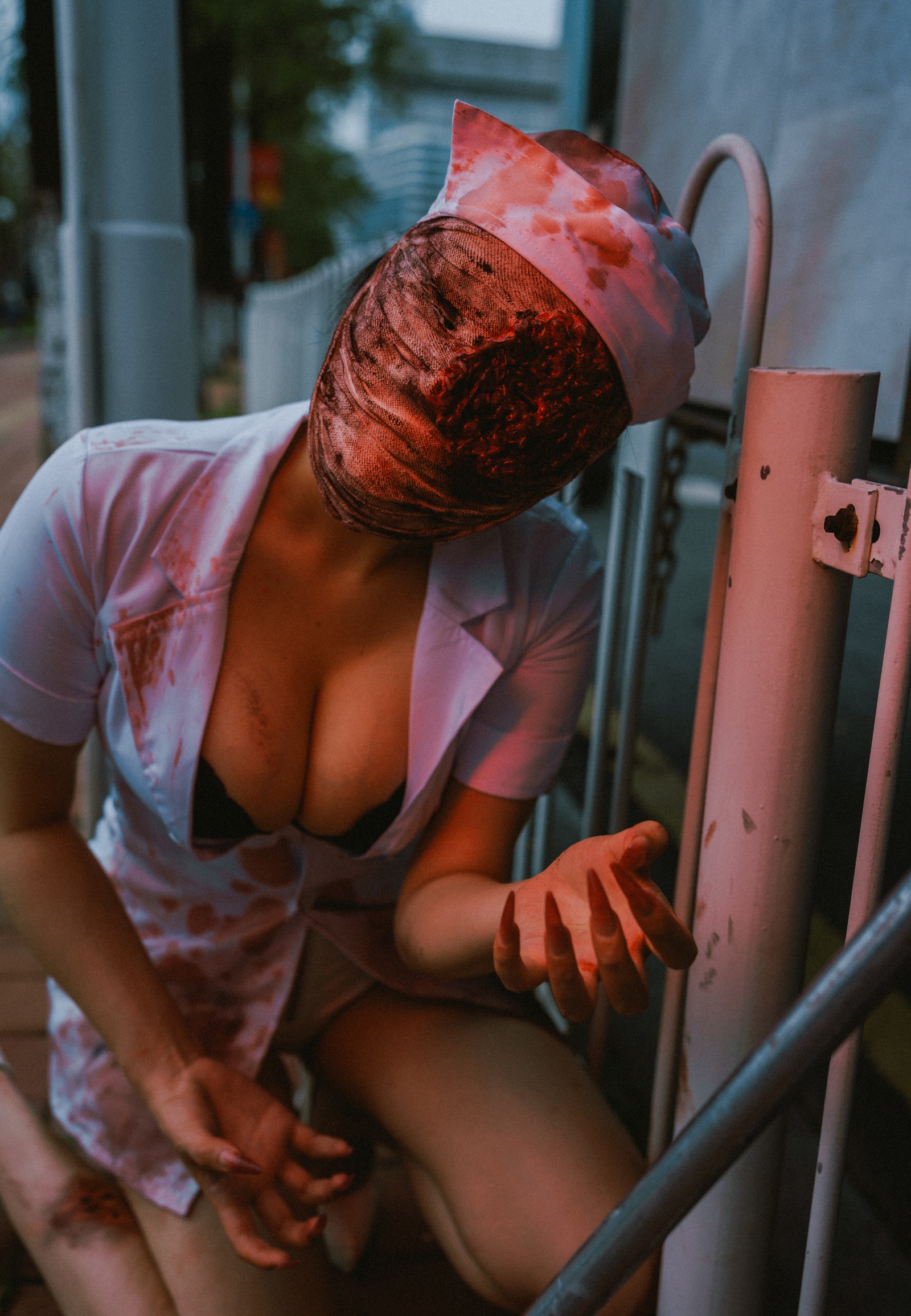 兔胖胖min – 寂静岭 丧尸护士 Cosplay 高清写真集（41P-249MB）恐怖题材插图7