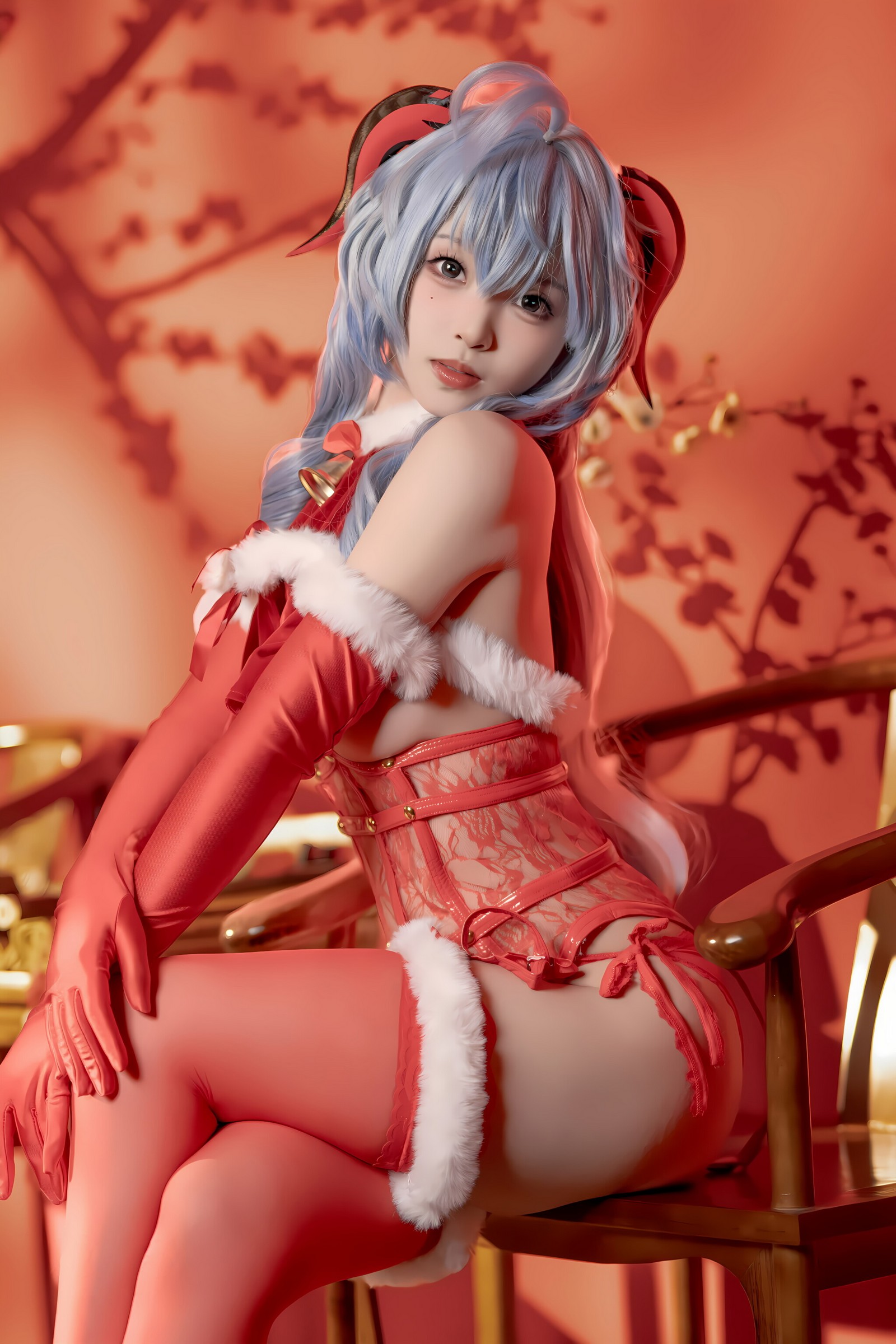 Bangni邦尼 – 甘雨新春 Cosplay 高清写真集（91P-8V-752.2MB）原神主题插图1