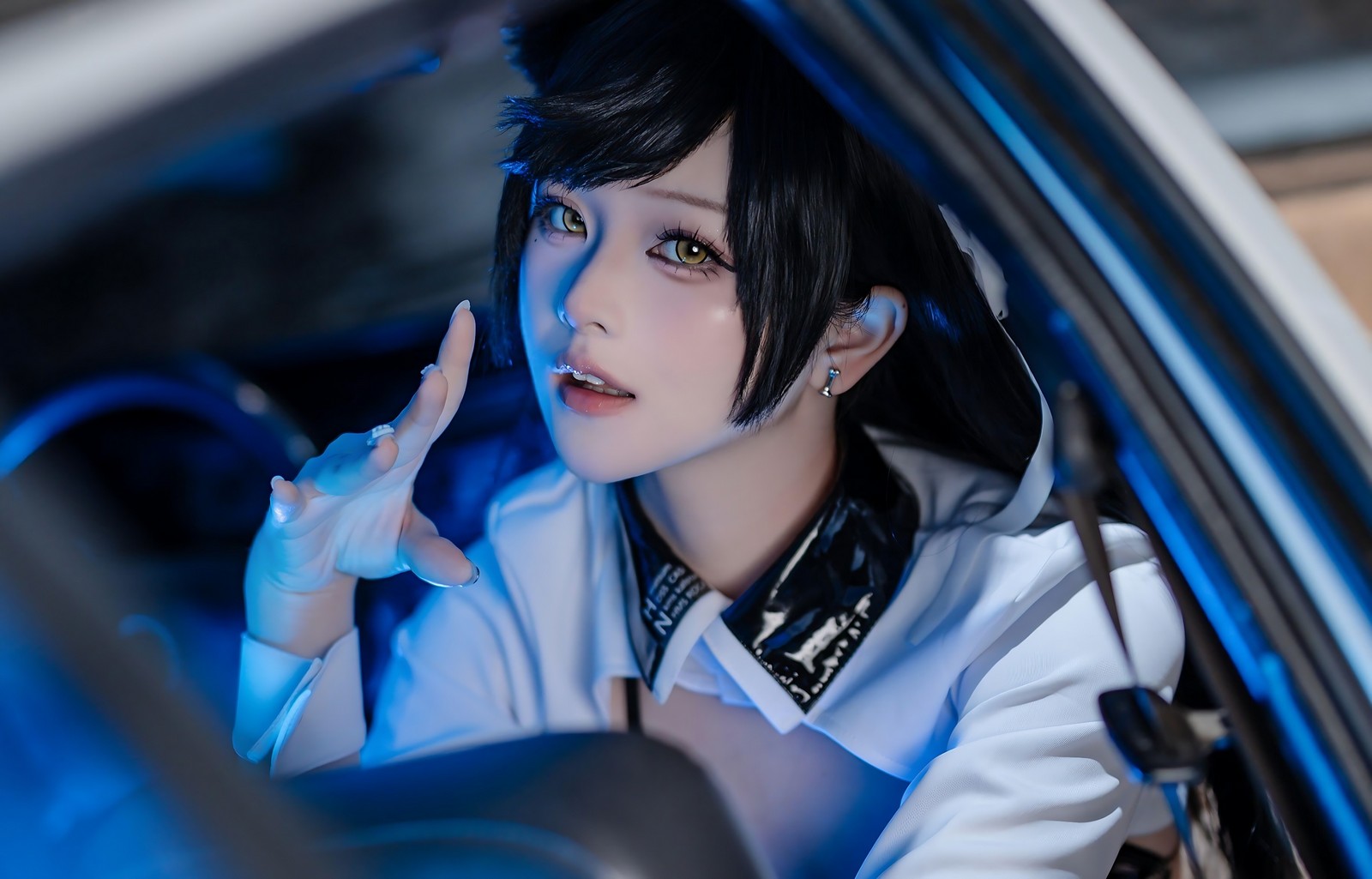 屿鱼 Yuyu 碧蓝航线 爱宕 赛车服 Cosplay 写真图集（114P｜142MB）插图1