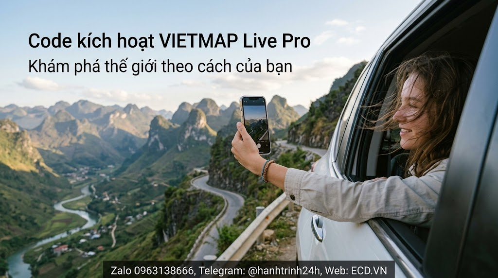 vietmap pro kích hoạt nhanh