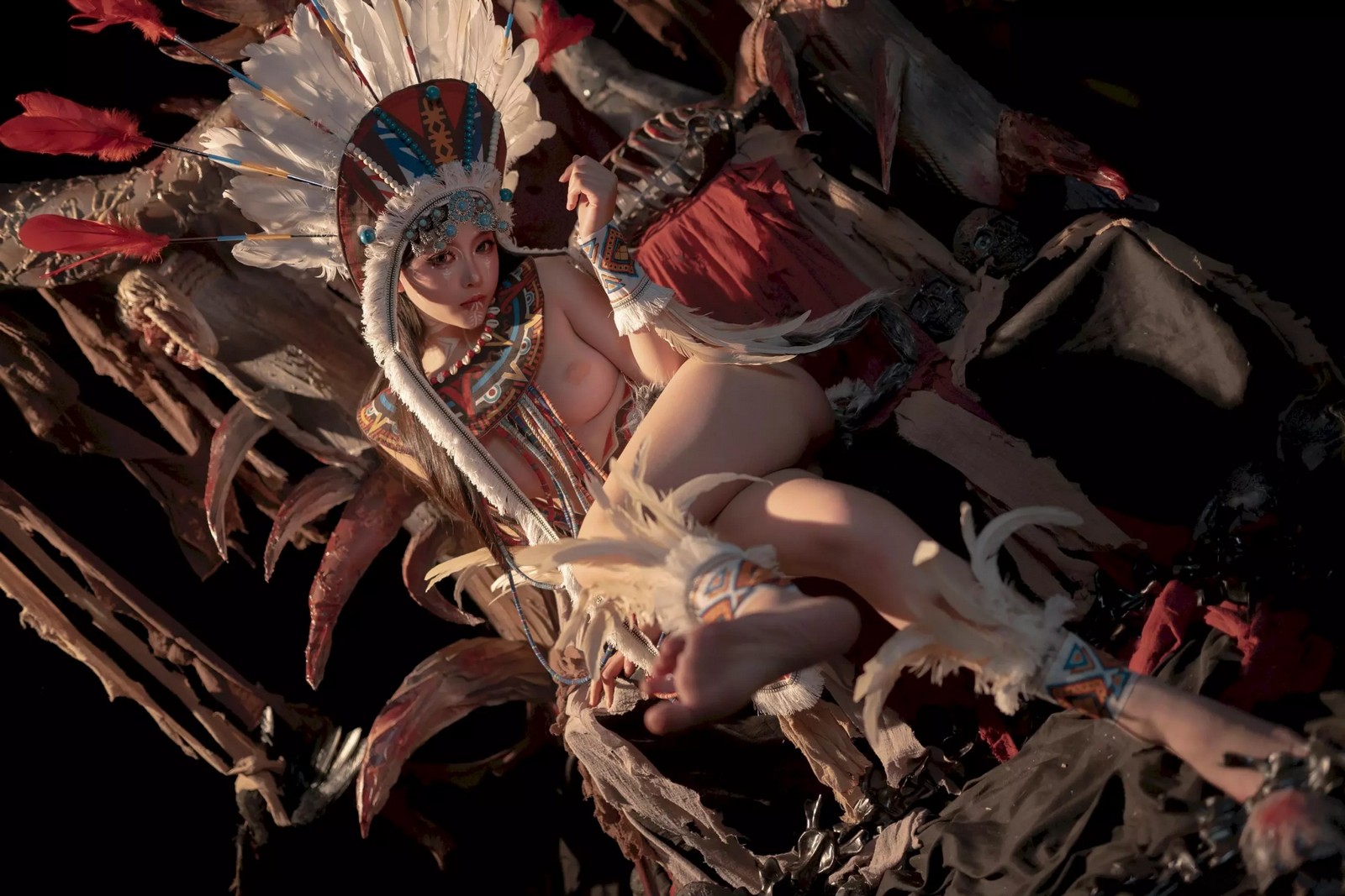 Bangni邦尼 – 印第安（紫舞龙）Cosplay 写真集（99P-355.3MB）插图