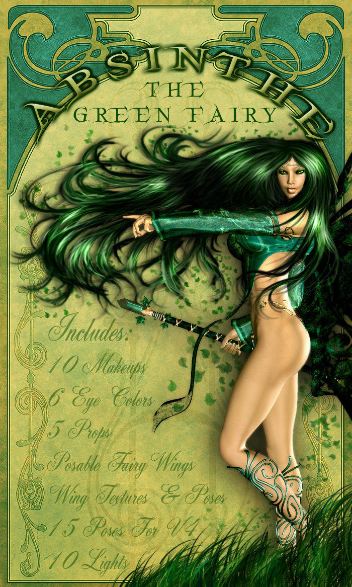 Absinthe - The Green Fairy for V4