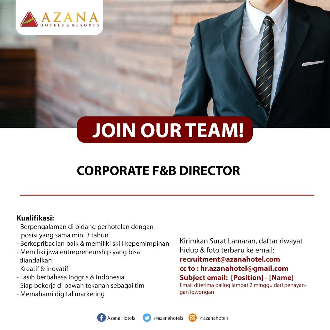 Corporate F&B Director