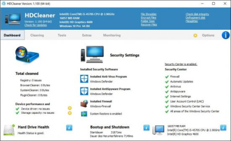 HDCleaner 2.039 Multilingual