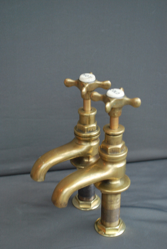 Grifos de baño Cuarto de Baño Latón Pátina Original Regenerado