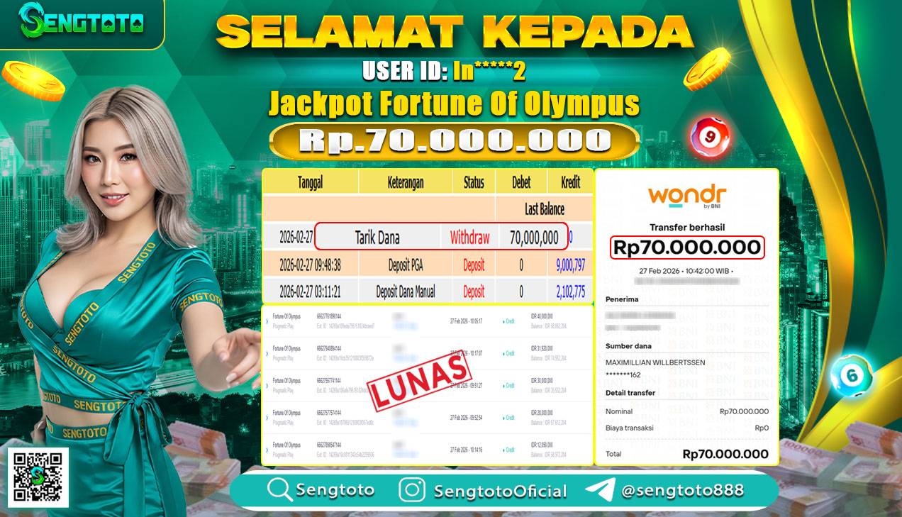 BUKTI PEMBAYARAN SLOT FORTUNE OF OLYMPUS