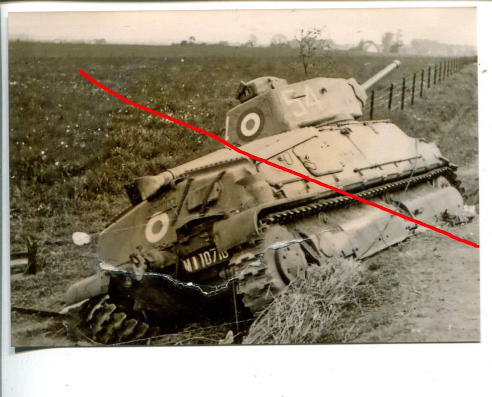 Französischer Beute - Panzer Tank Somua S 35