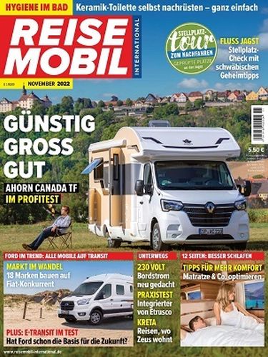 Cover: Reisemobil International Magazin November No 11 2022