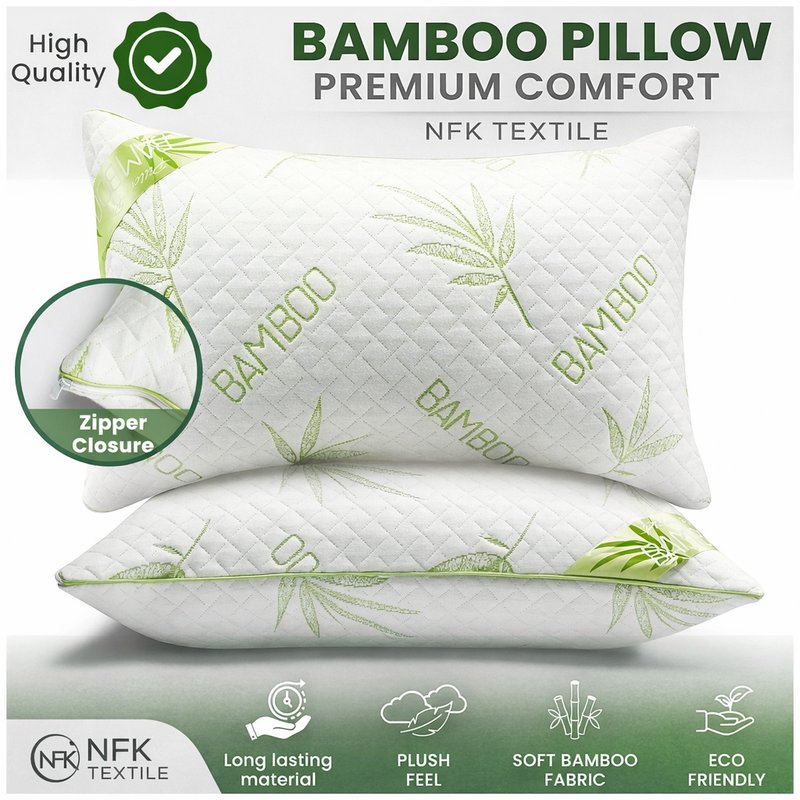 Bamboo Memory Foam Pillow