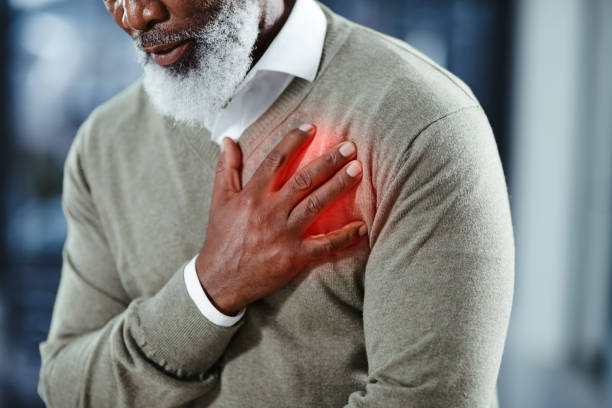 Man holding heart