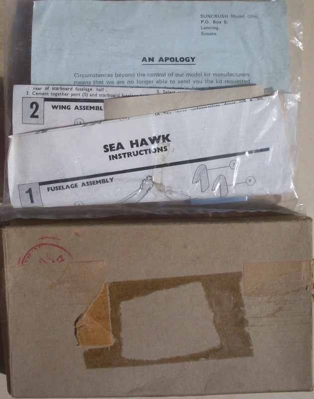 Airfix 72 105 Sea Hawk (Suncrush)
