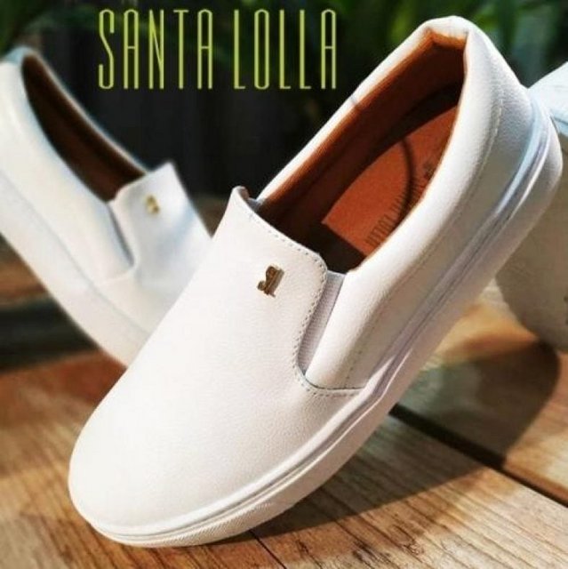 Slip On Santa Lolla Logo Feminino