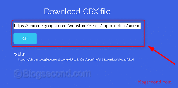 Retrieving CRX files from the extension
