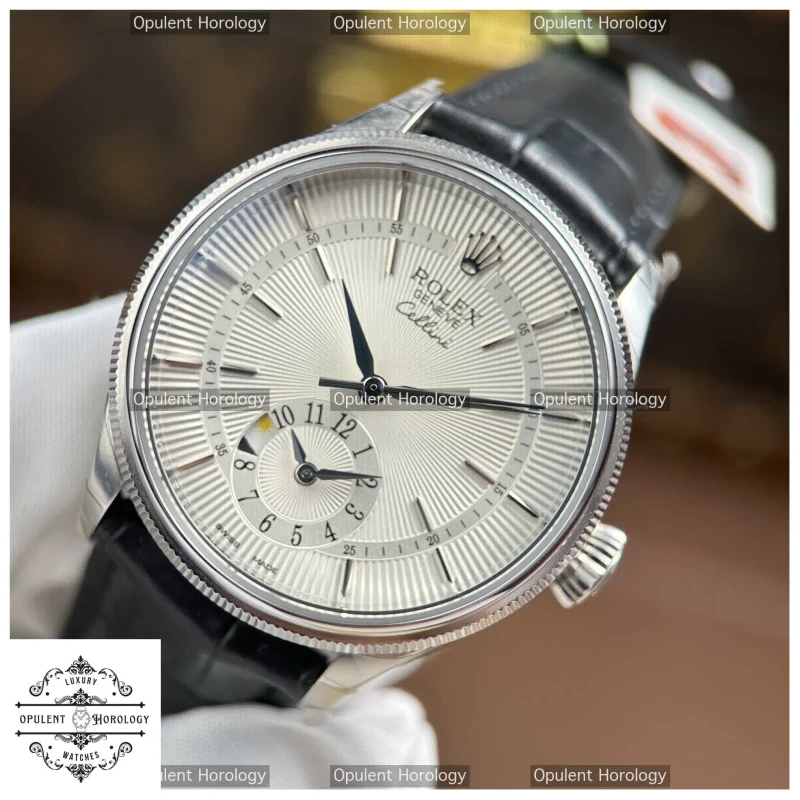 Rolex Cellini Dual Time 50529 Replica - Swiss-Made, 39mm, White Dial