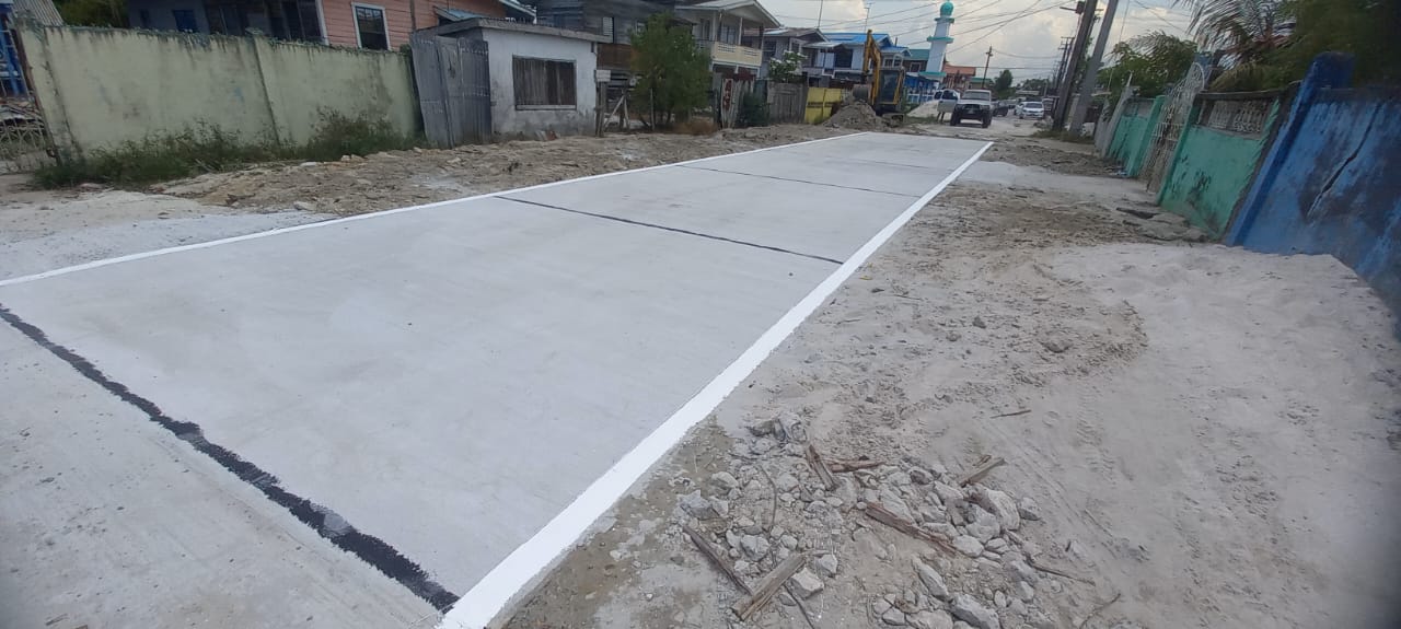 Completion of Rigid Pavement at Good Success