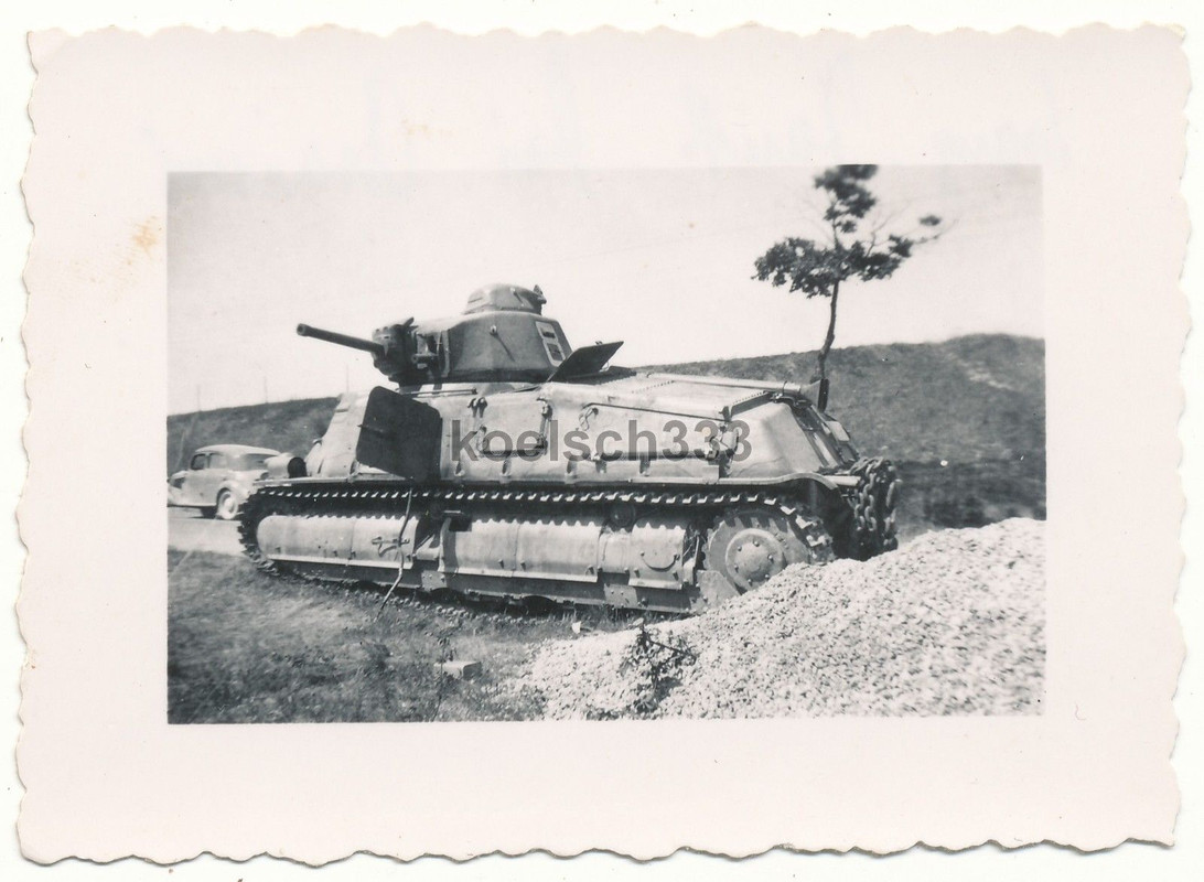 französischer SOMUA Tank Wehrmacht Beute Panzer 
