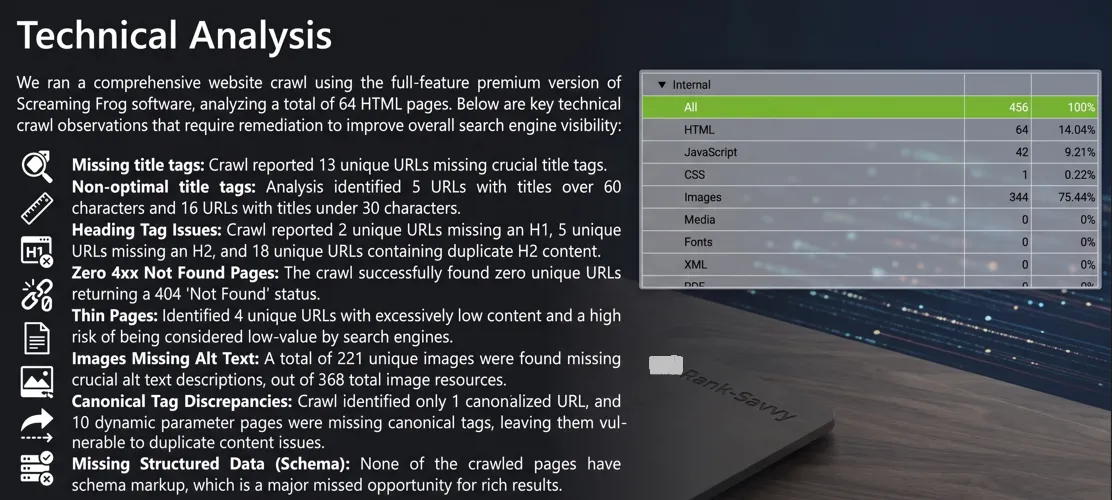 SEO Audit sample