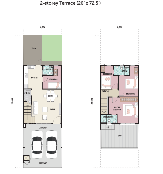 Astella Phase 1 Type A floor plan in D'Island, Puchong, Selangor
