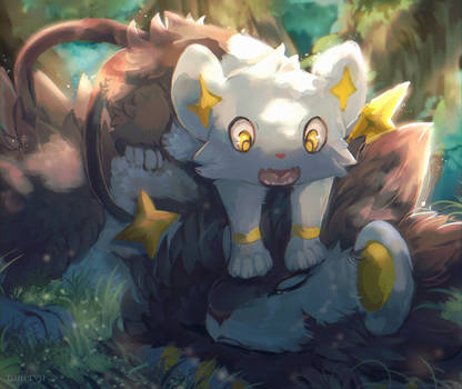 shinx-and-luxray-by-miieryu-dew13lu-350t