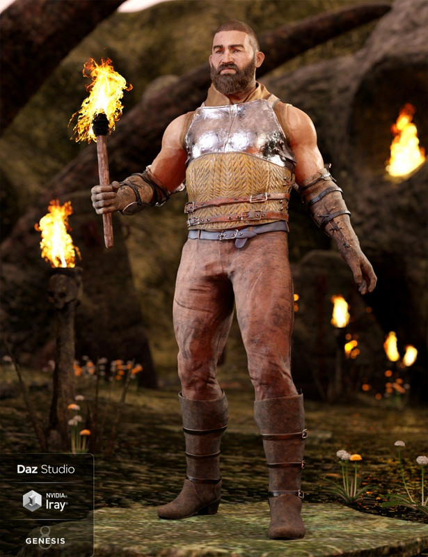 Paladin of Solitude Outfit for Genesis 8 Male(s) Paladin of Solitude Outfit for Genesis 8 Male(s)