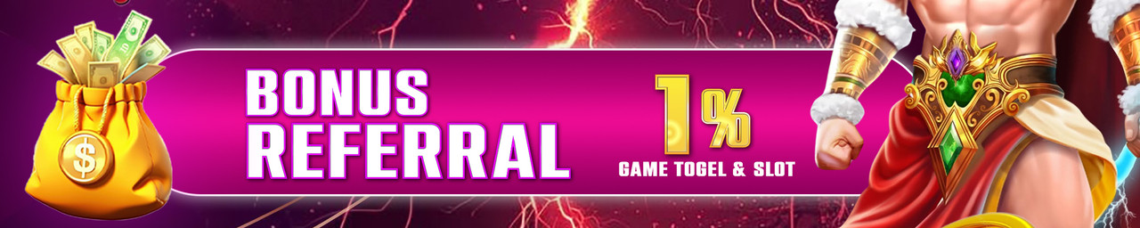 BONUS REFERRAL TOGEL & SLOT
