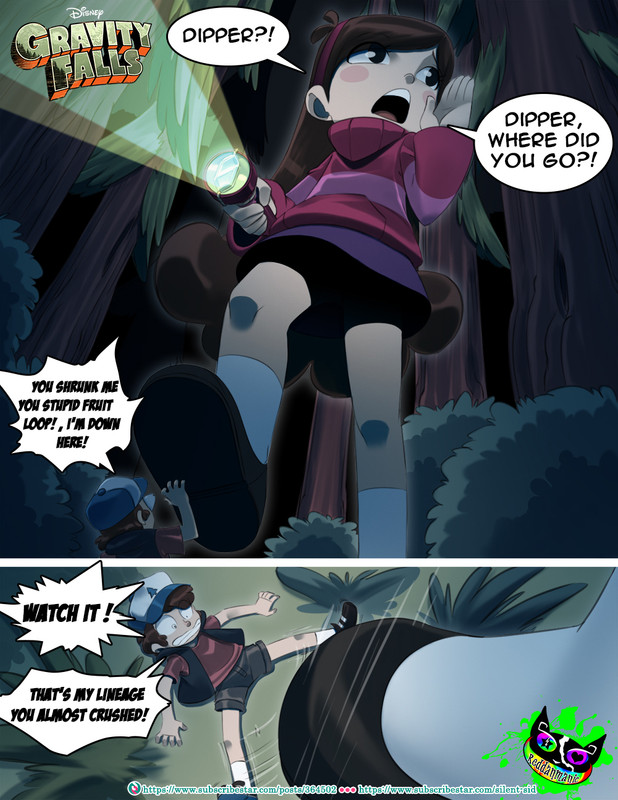 Gravity Falls - Mabel and Dipper - Giantess 2