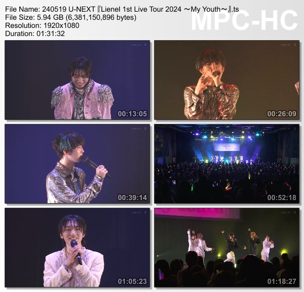 [TV-Variety] Lienel 1st Live Tour 2024 〜My Youth〜