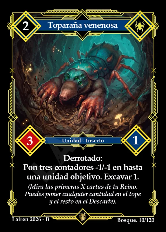 TOPARAÑA VENENOSA