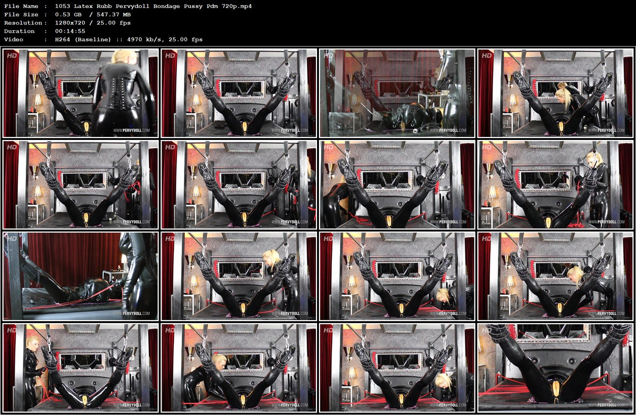 1053 Latex Rubb Pervydoll Bondage Pussy Pdm 720p mp4