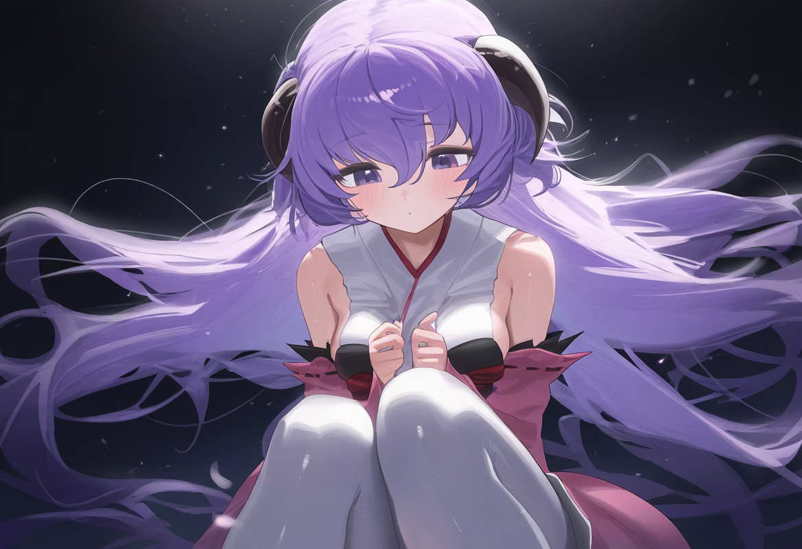 1girl, {{hanyuu}}, mikozin, NDGD, ohlia, {kobayashi ritz}, reoen, looking down,  s-4225290859