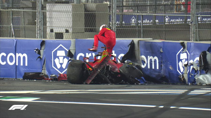 , Formula 1: Σοβαρό ατύχημα για Λεκλέρκ &#8211; Διέλυσε την Ferrari του (pics &#038; video)