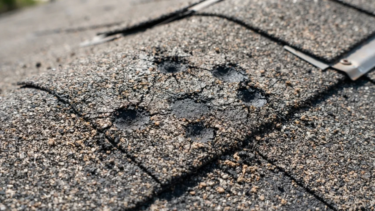Types of roof damage San Antonio residential homes