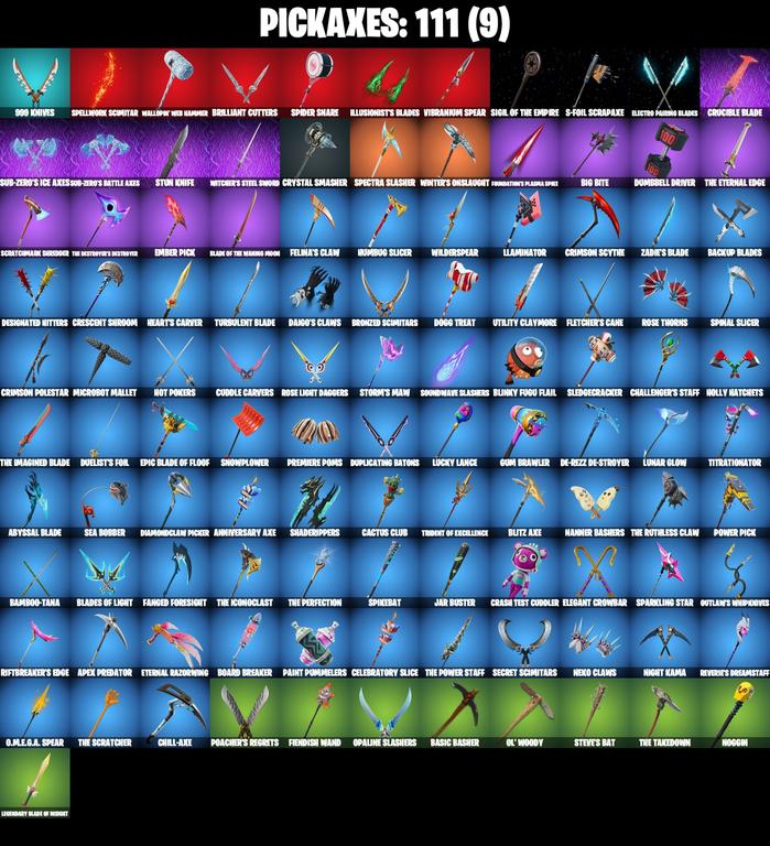 pickaxes comp