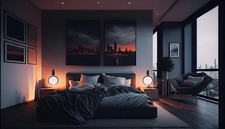 Challenges of a Small, Low-Light Bedroom