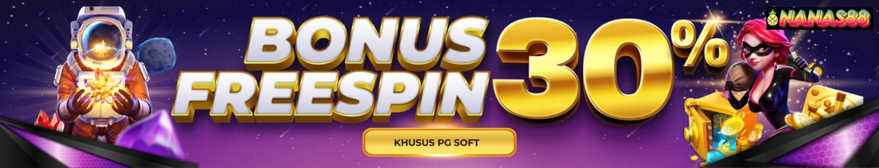 BONUS FREE SPIN PG SOFT 30%