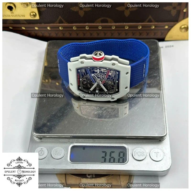 Richard Mille RM67-02 White Carbon TPT Replica - 38.7mm Ultra-Light Skeleton Watch