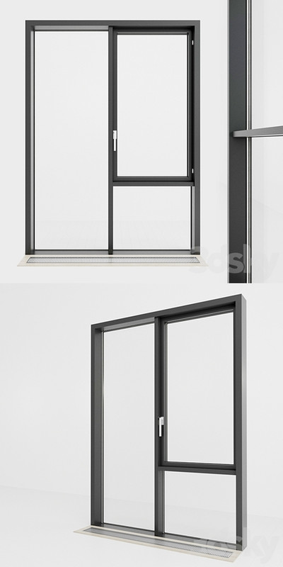 Panoramic glazing. Stained glass. 75