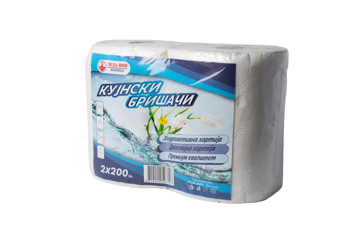 Кујнски бришачи 2х200 парчиња