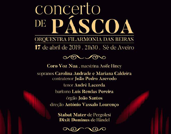 AVEIRO: CONCERTO DE PÁSCOA REALIZA-SE ESTA NOITE NA IGREJA DA SÉ