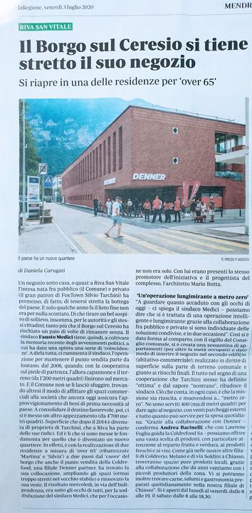 Articolo stampa Riva San Vitale