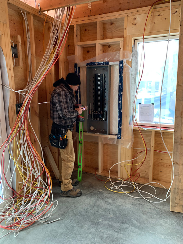 Modern lighting installation