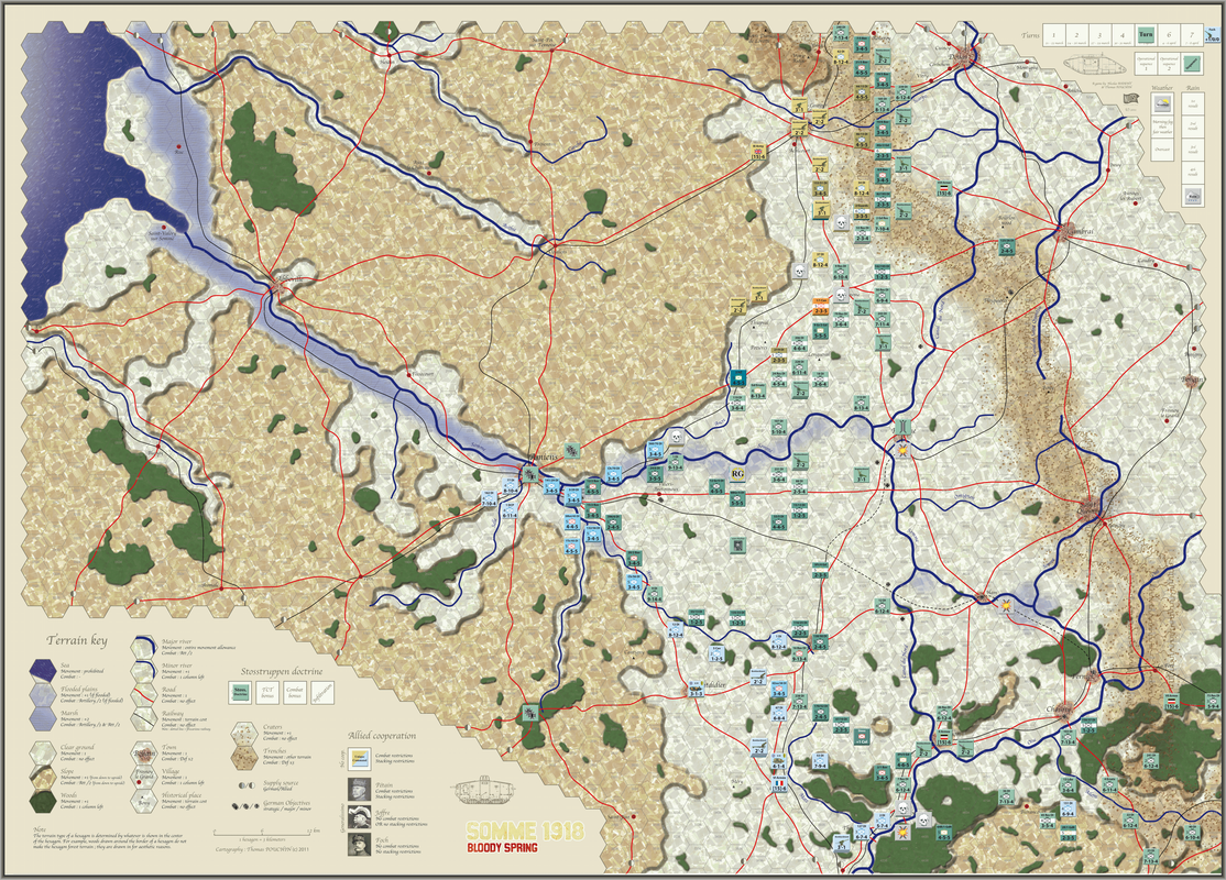 Somme 1918Map