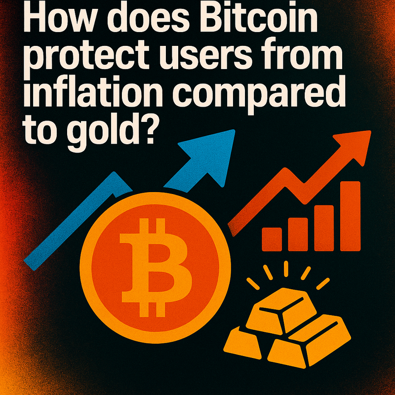 How does Bitcoin protect users from inflation compared to gold