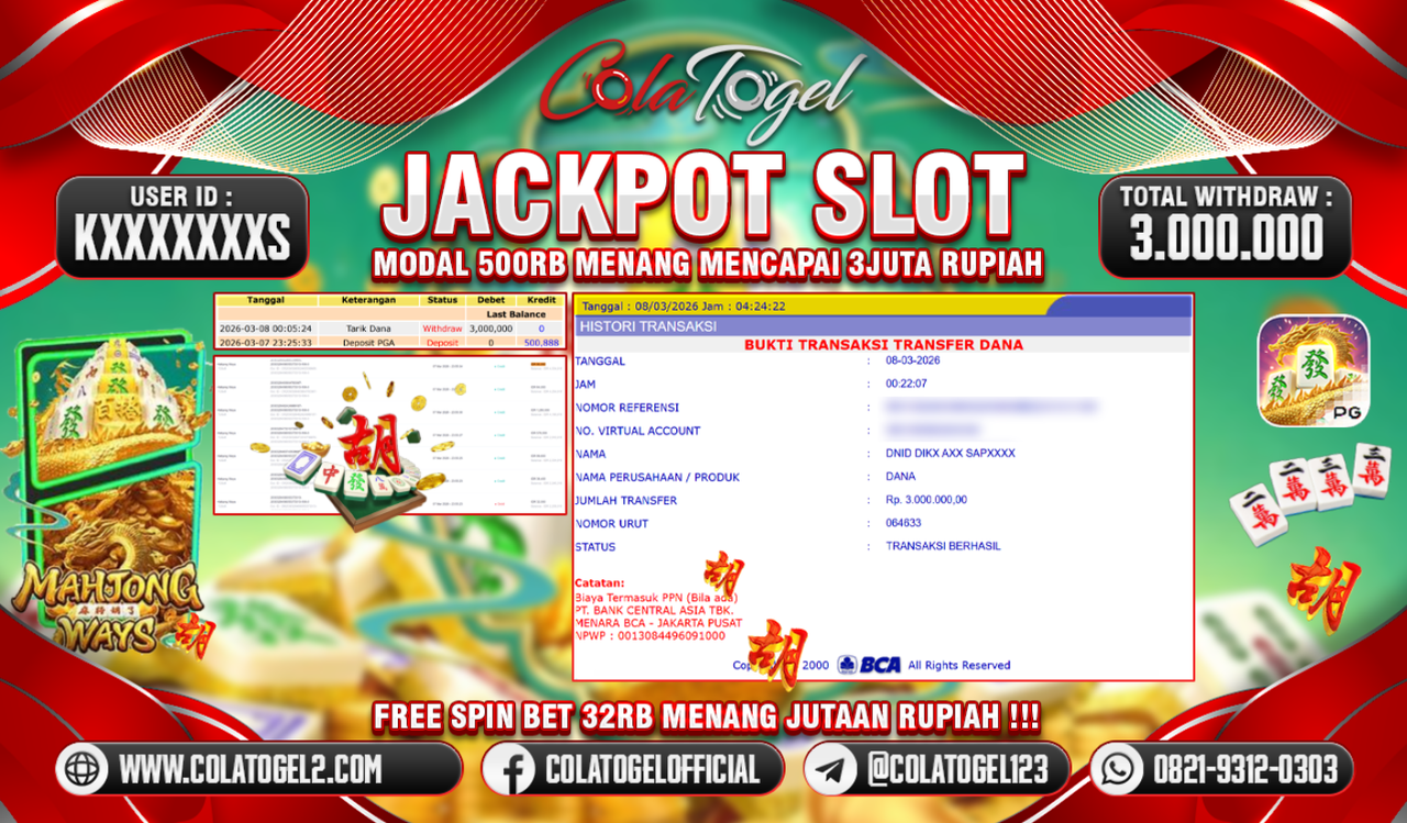 JACKPOT SLOT GACORR!!