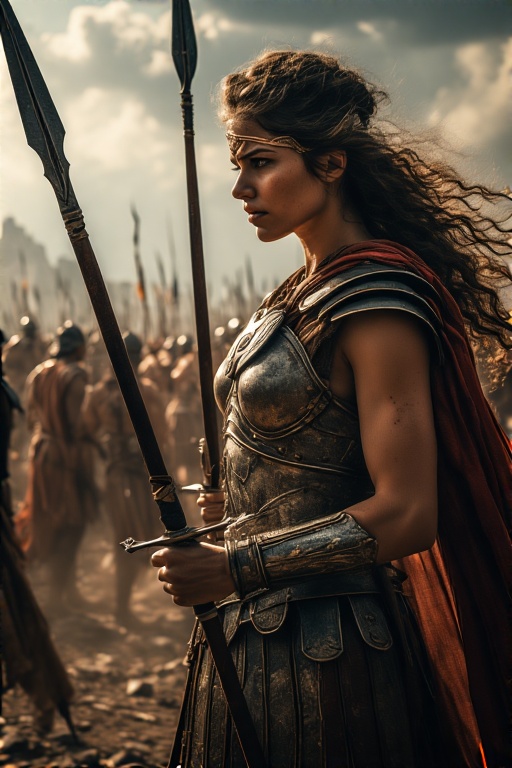 Greek-Warrior-Female-Spears-Sw-31