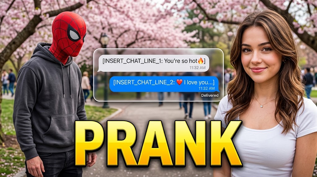 AI-generated example result for the youtube-thumbnail prompt: Comedy & Entertainment YouTube Thumbnail AI Prompt #181 – Single-Scene Composition